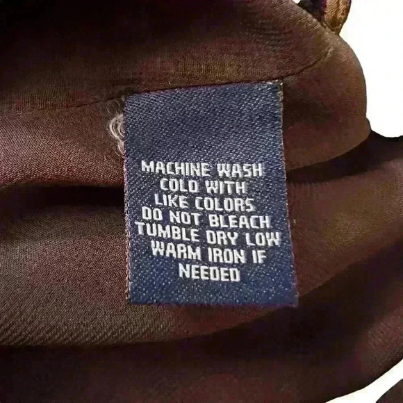 Chaps‎ Sz 8 Geometric Print A Line Skirt Office Business - Picture 11 of 11